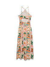 Vero Moda Birdie Maxi Dress - Ecru/Leo
